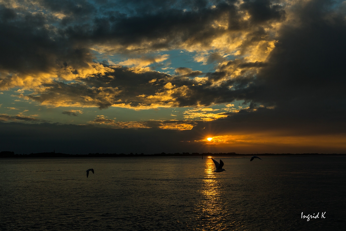 Bremerhaven Sonnenuntergang