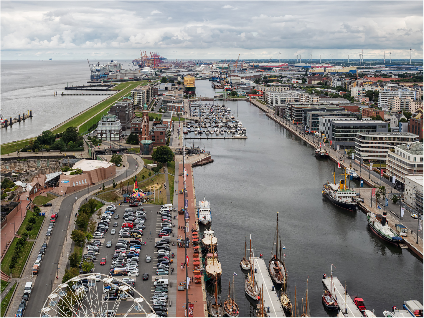 Bremerhaven von oben.....