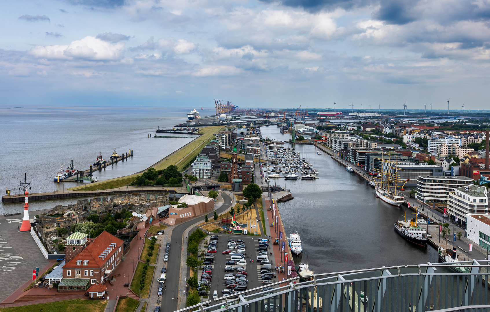 Bremerhaven von oben