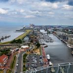 Bremerhaven von oben