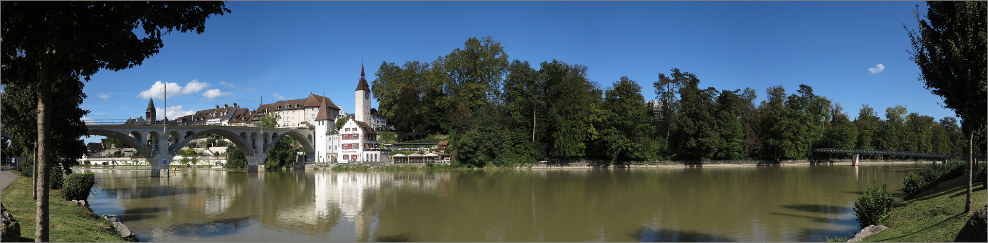 Bremgarten (AG) oberhalb der Brücke