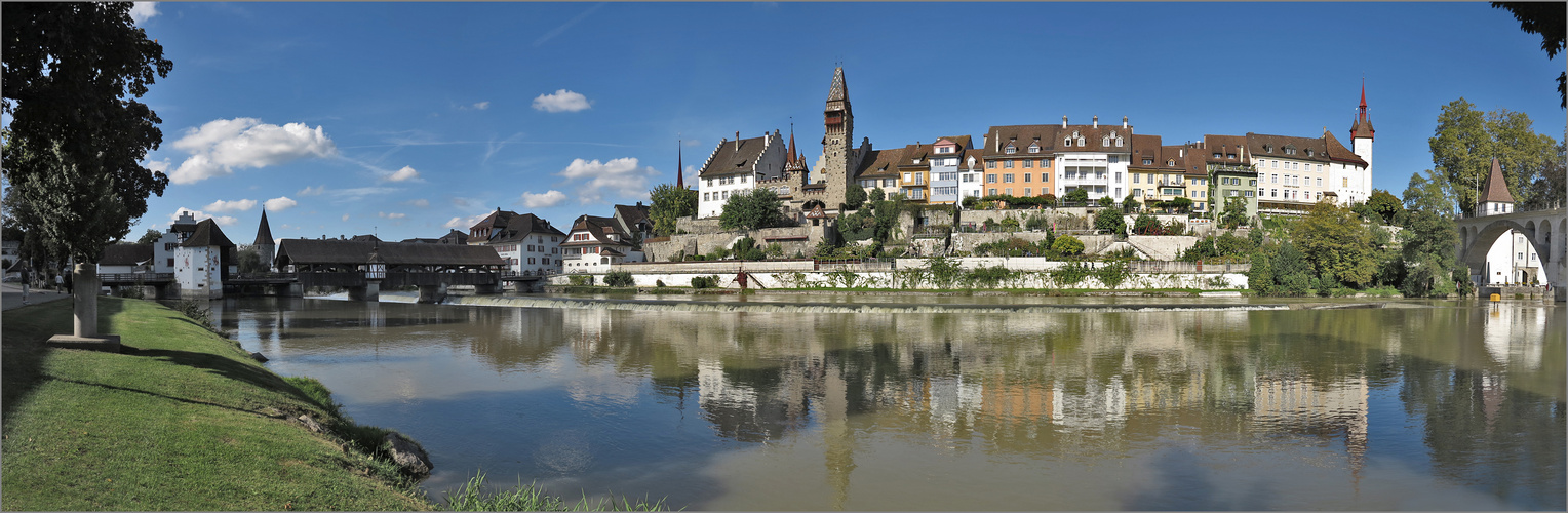 Bremgarten (AG) unterhalb der Brücke