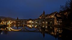 Bremgarten zu blauen Stunde