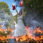 brennende Braut