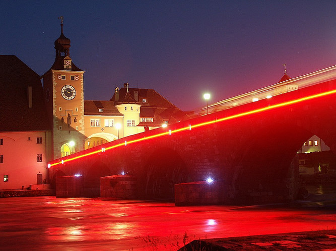 Brennende Donau