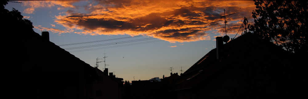 Brennende Wolke