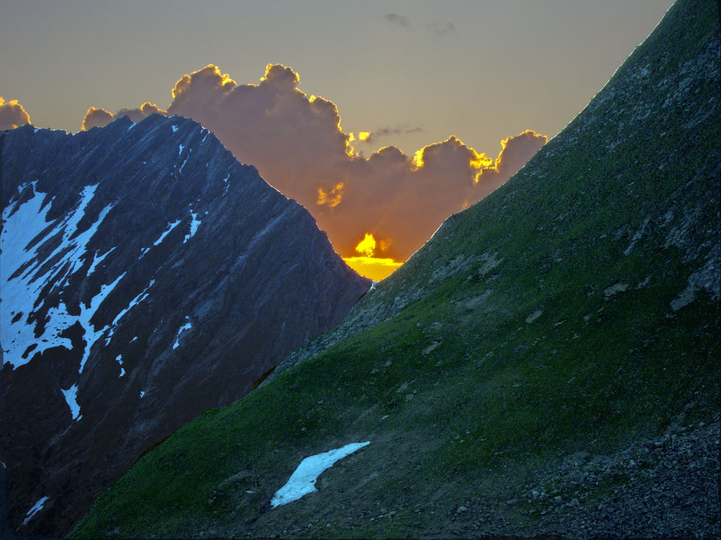 Brennende Wolken