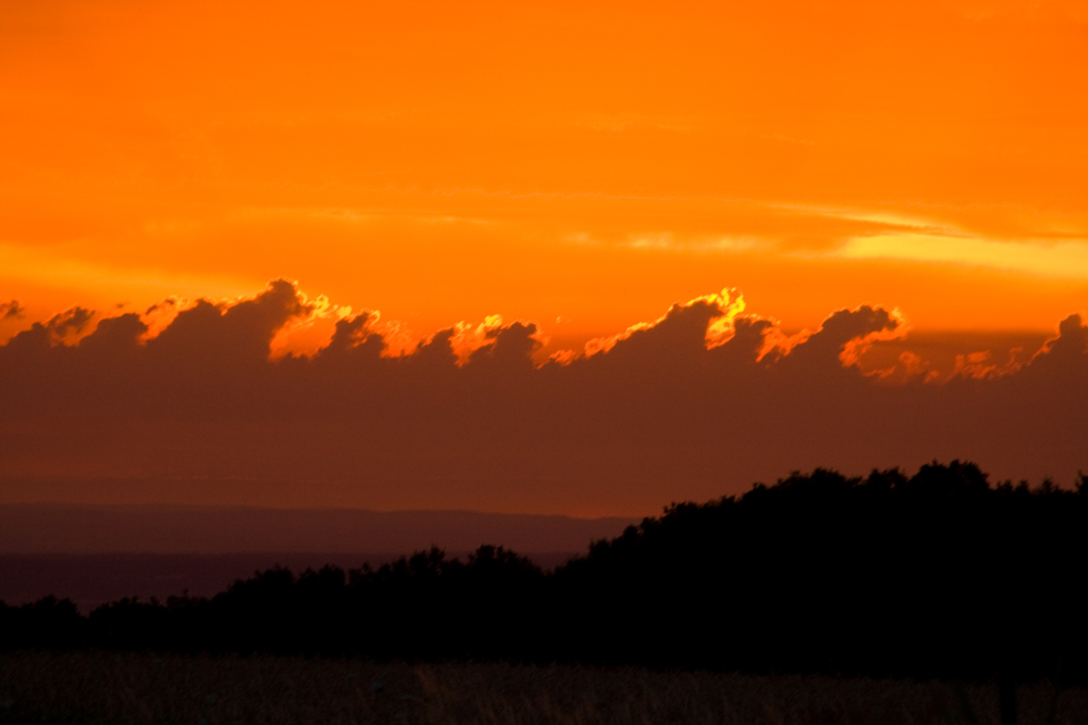 Brennende Wolken