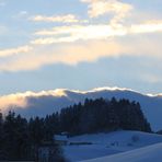 brennende Wolkengruppe