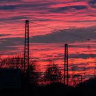 Brennender Abend-Himmel,  07.12.16