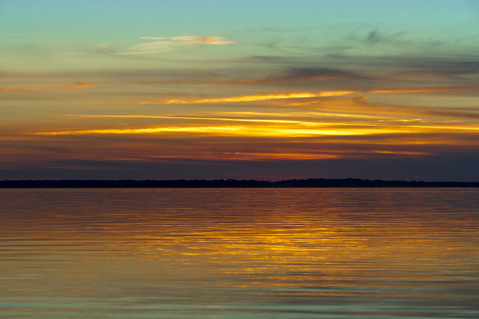 Brennender Abendhimmel 