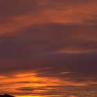 "brennender" Blick aus dem Fenster