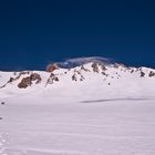 Brennender Gipfel der Mount Erciyes