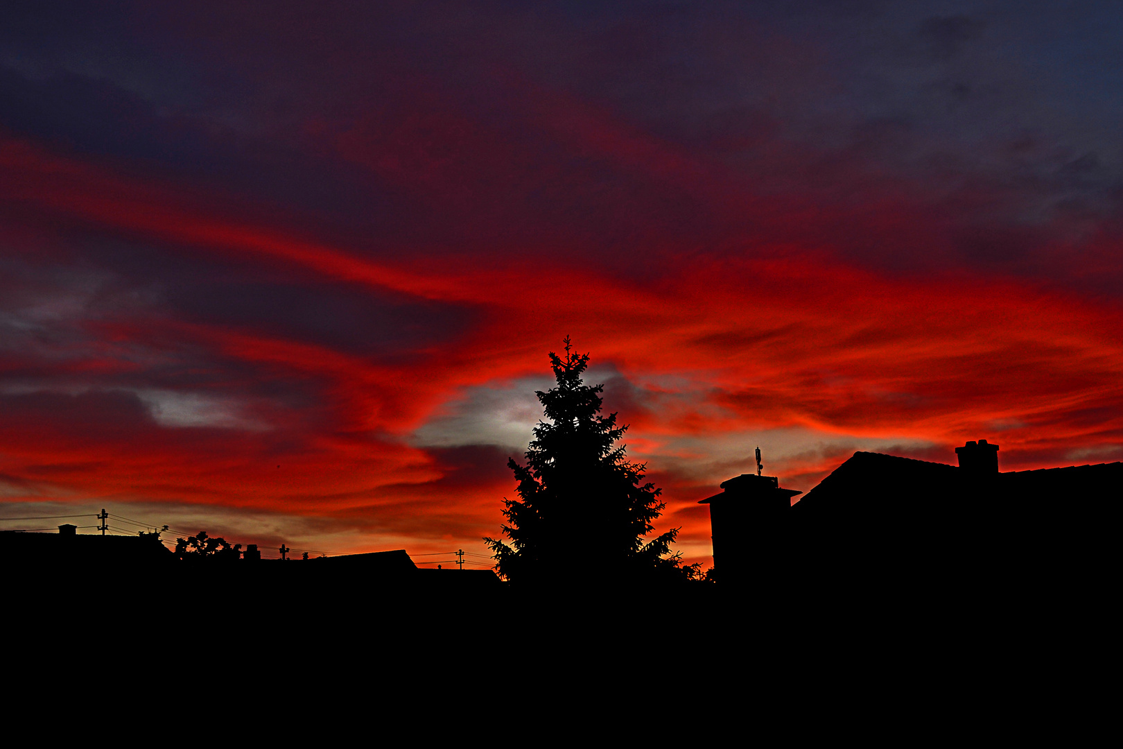 Brennender Himmel