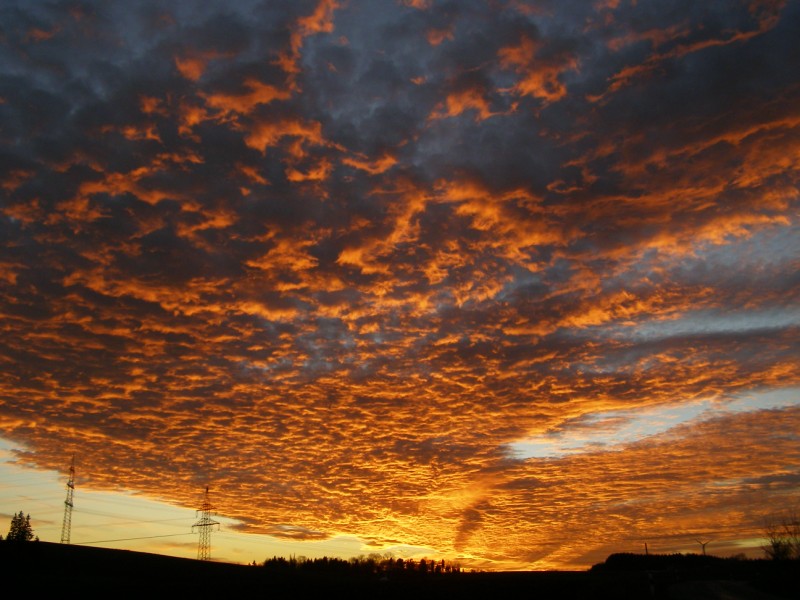 Brennender Himmel