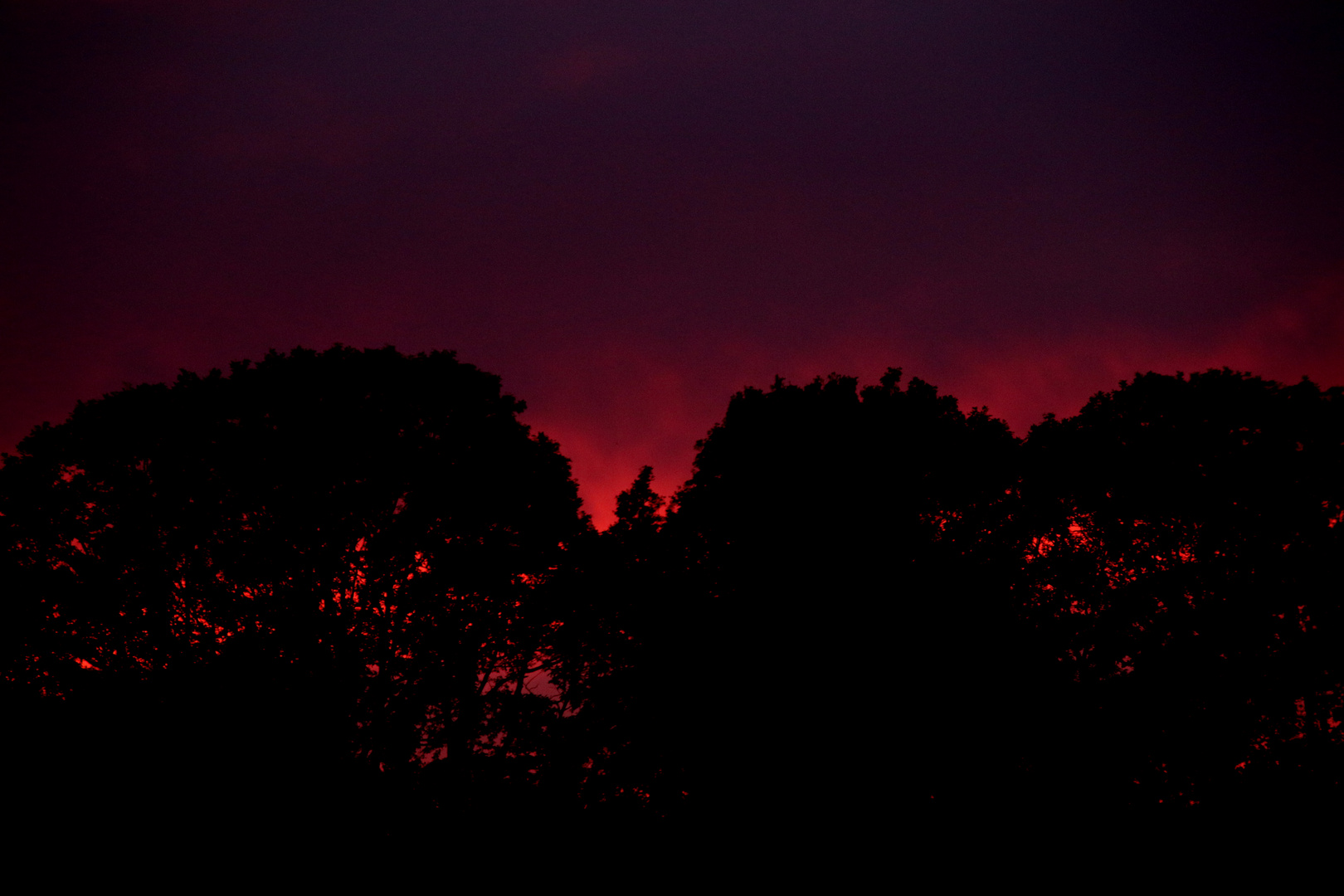 Brennender Himmel