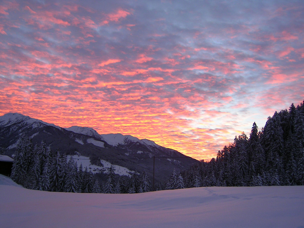 Brennender Himmel