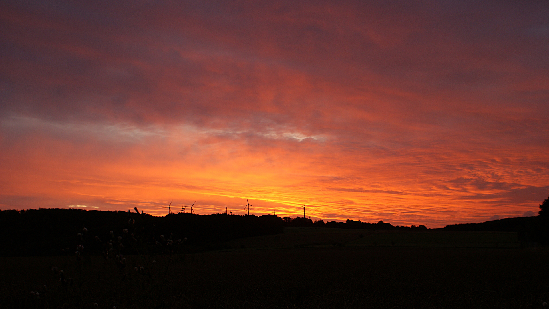 Brennender Himmel