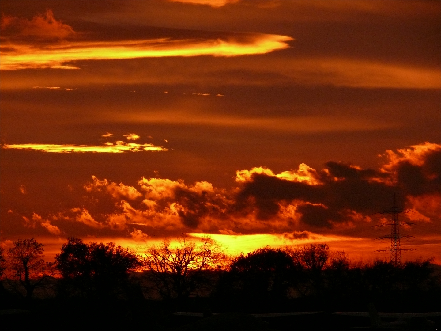 Brennender Himmel