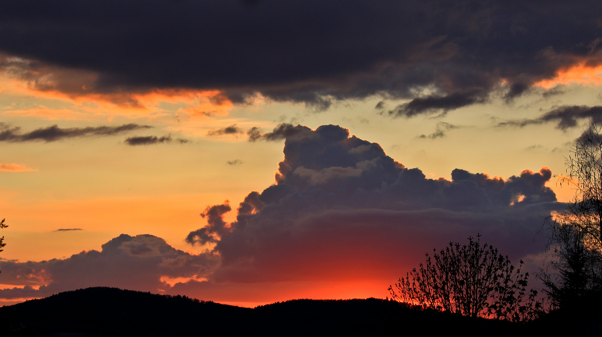 brennender Himmel