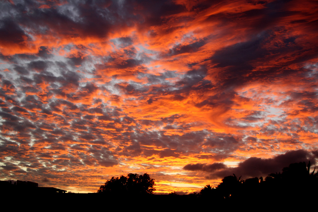 brennender Himmel