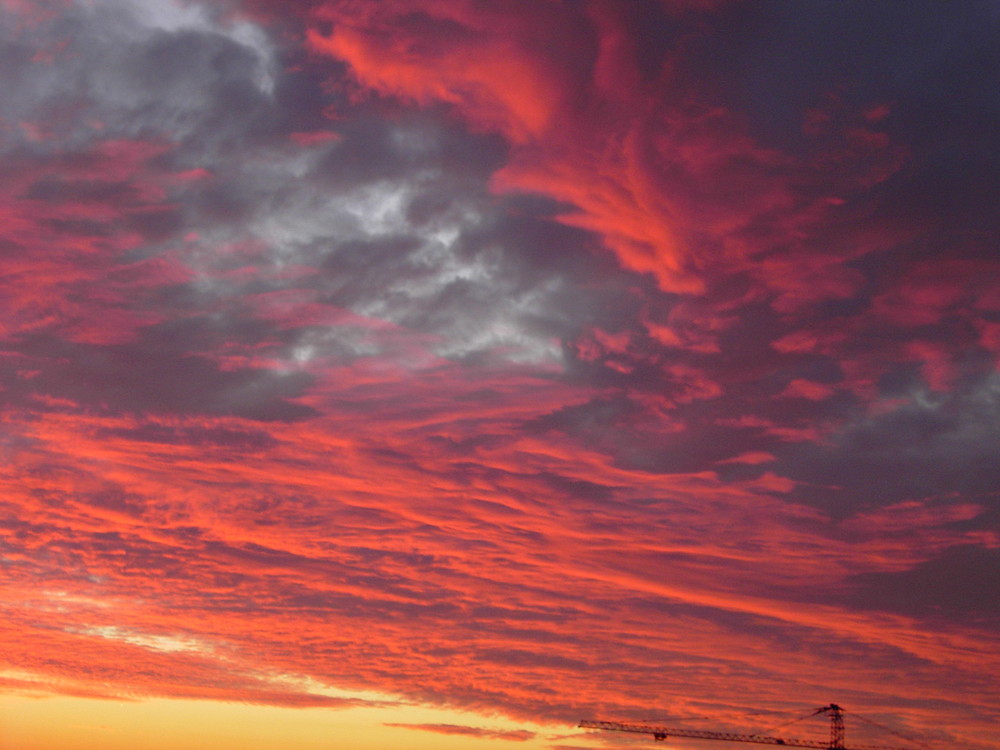 Brennender Himmel