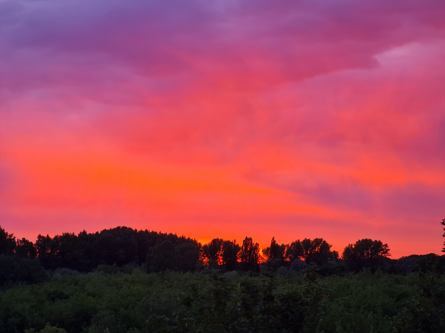 Brennender Himmel