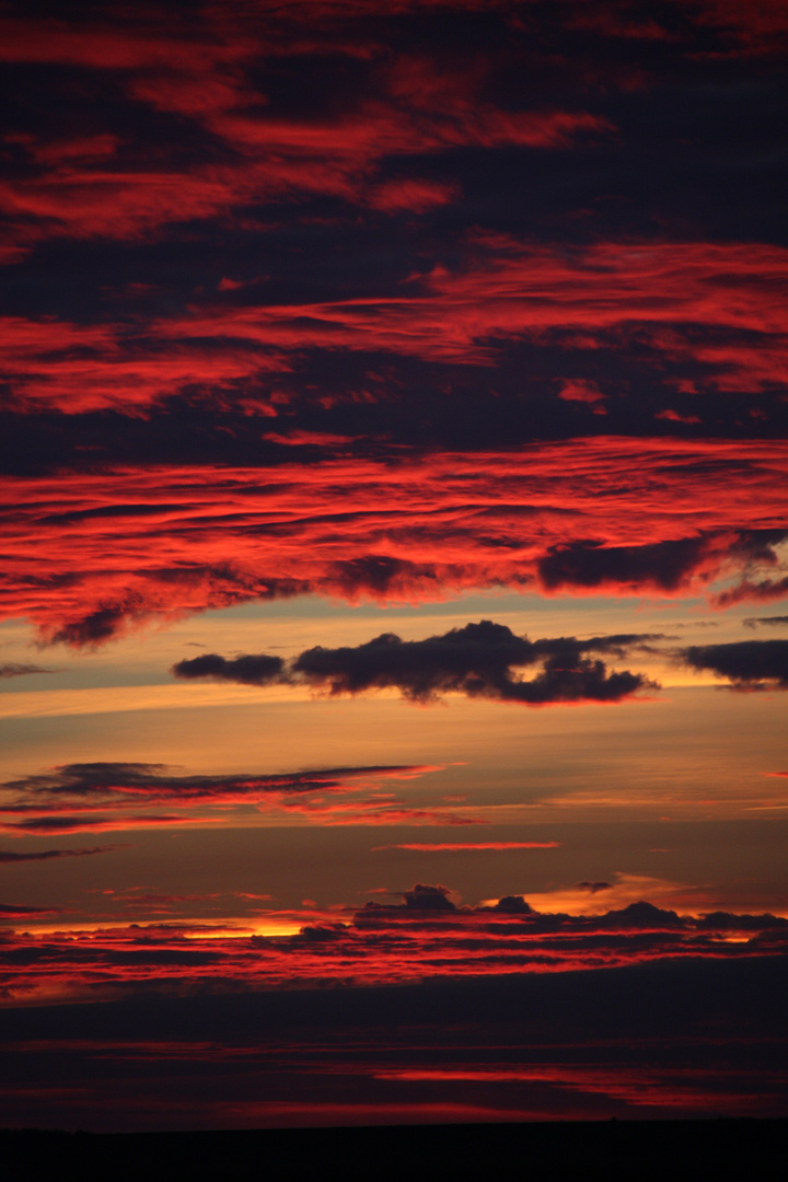 brennender Himmel