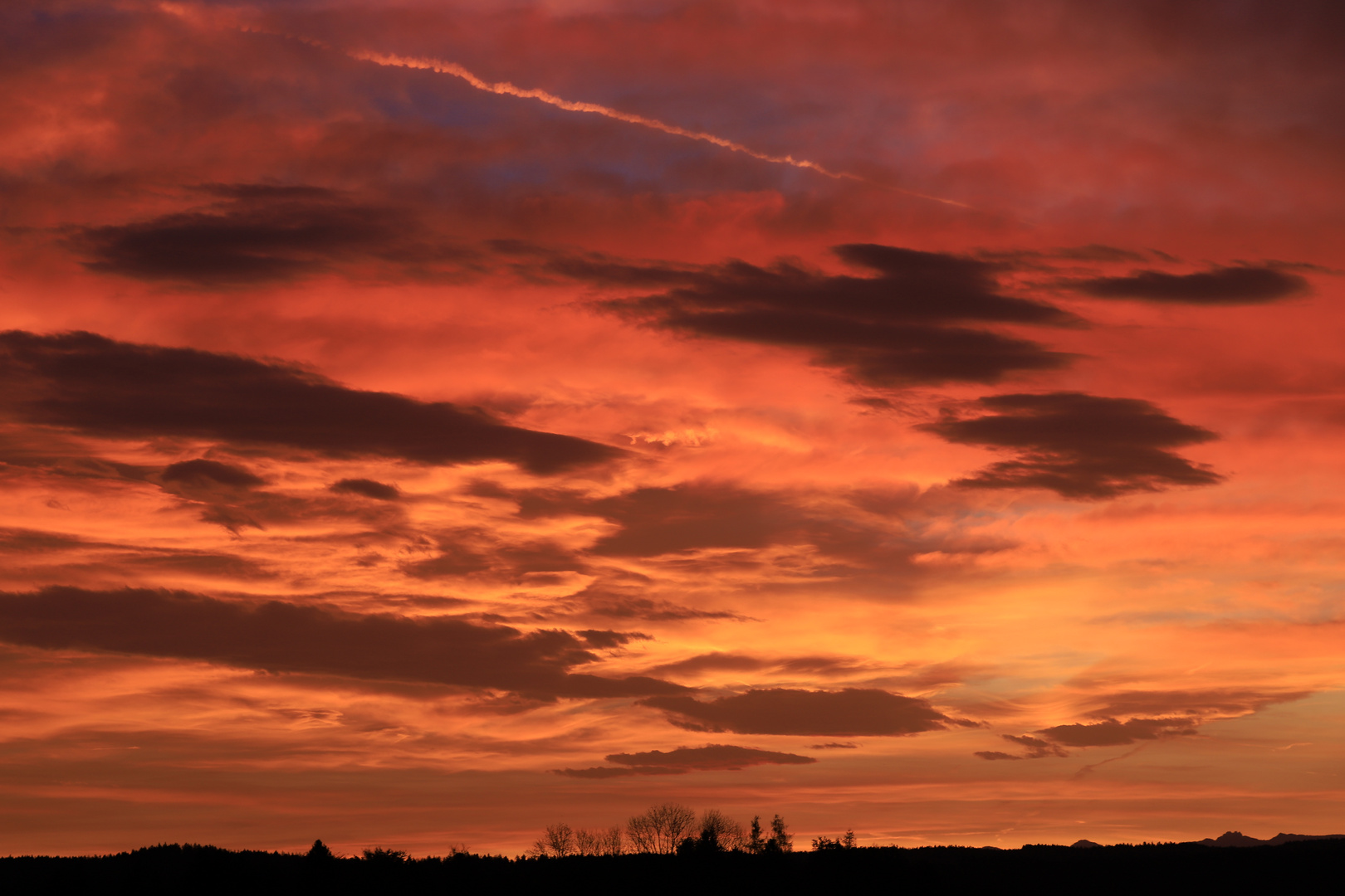 Brennender Himmel