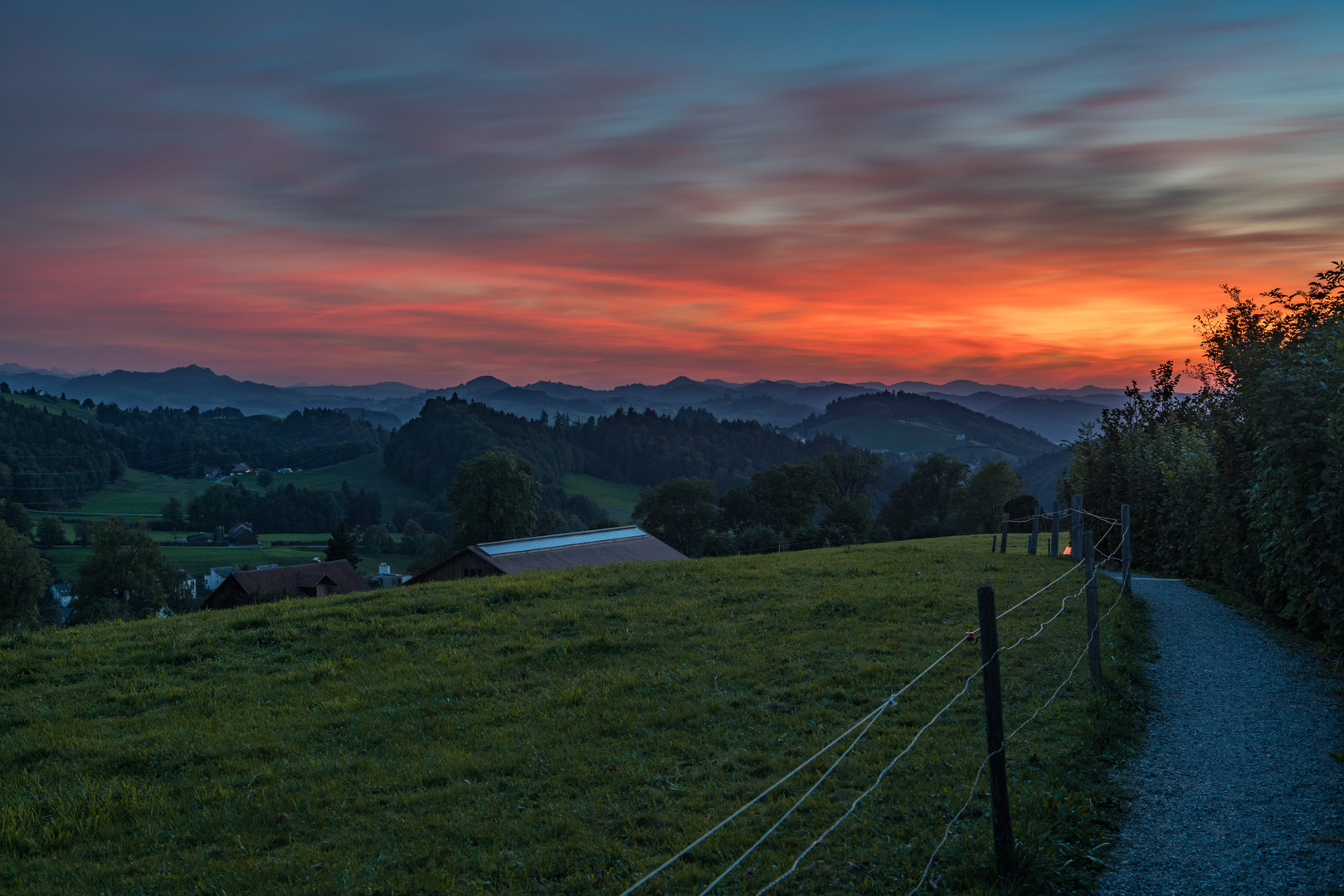 Brennender Himmel