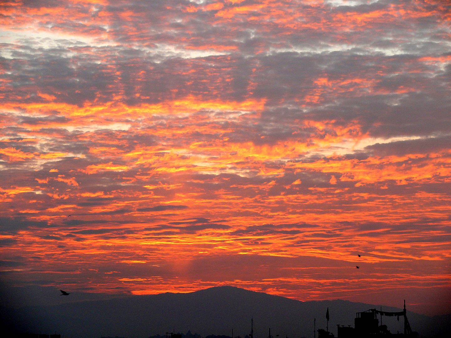 brennender Himmel