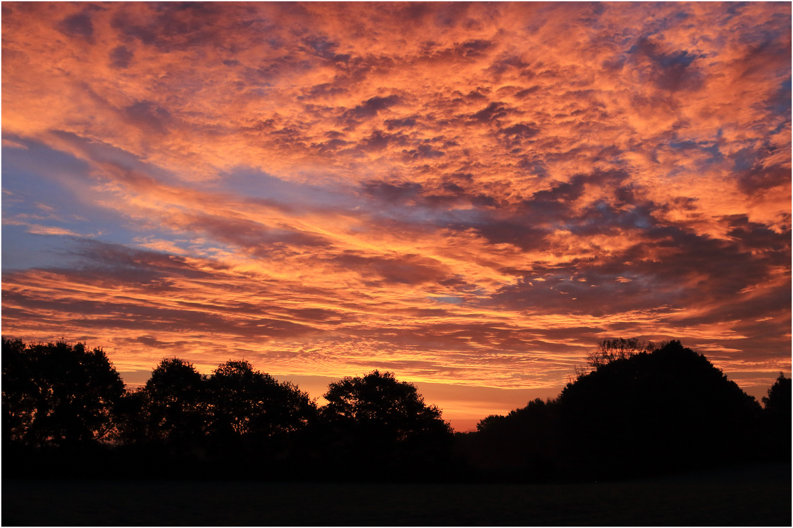 Brennender Himmel