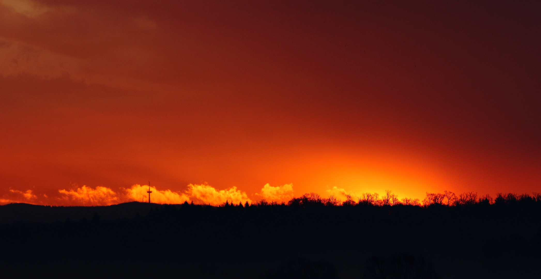 brennender Himmel