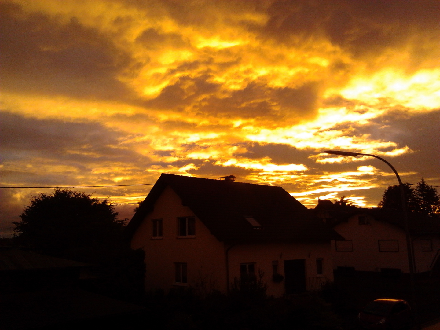 Brennender Himmel