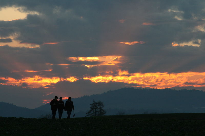 Brennender Himmel