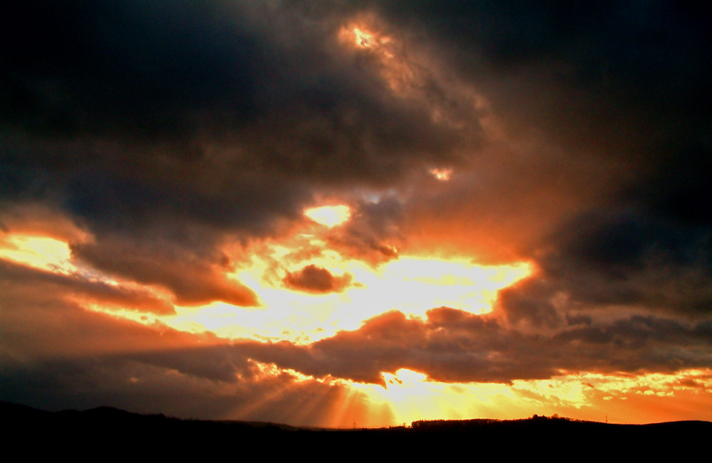 brennender Himmel