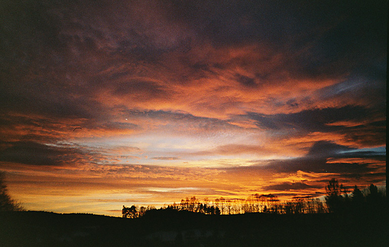 Brennender Himmel