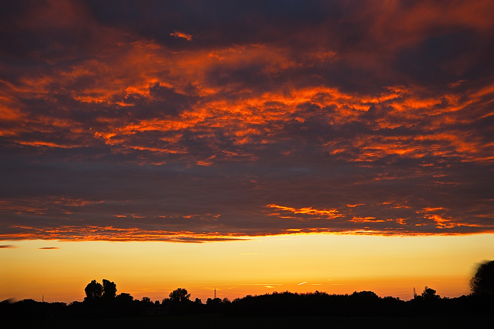 brennender Himmel