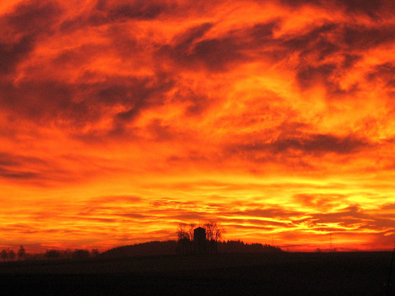 Brennender Himmel von Norbert Pilters