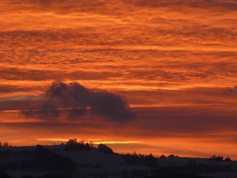 Brennender Himmel