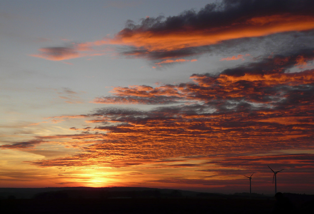 Brennender Himmel