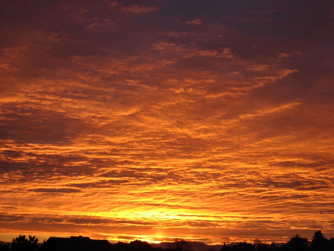 Brennender Himmel