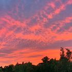 Brennender Himmel am letzten Abend in Schweden...