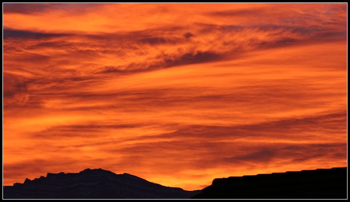 brennender Himmel...