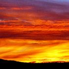 Brennender Himmel bei Sandviken