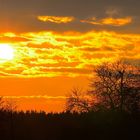 Brennender Himmel,   Burning sky, Cielo ardiente