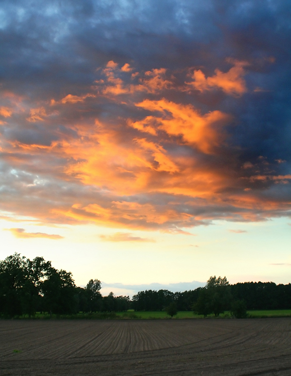 brennender Himmel