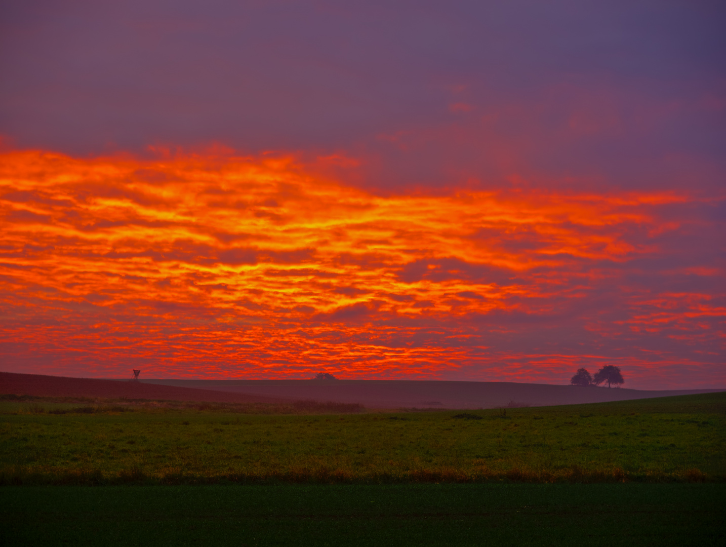 Brennender Himmel