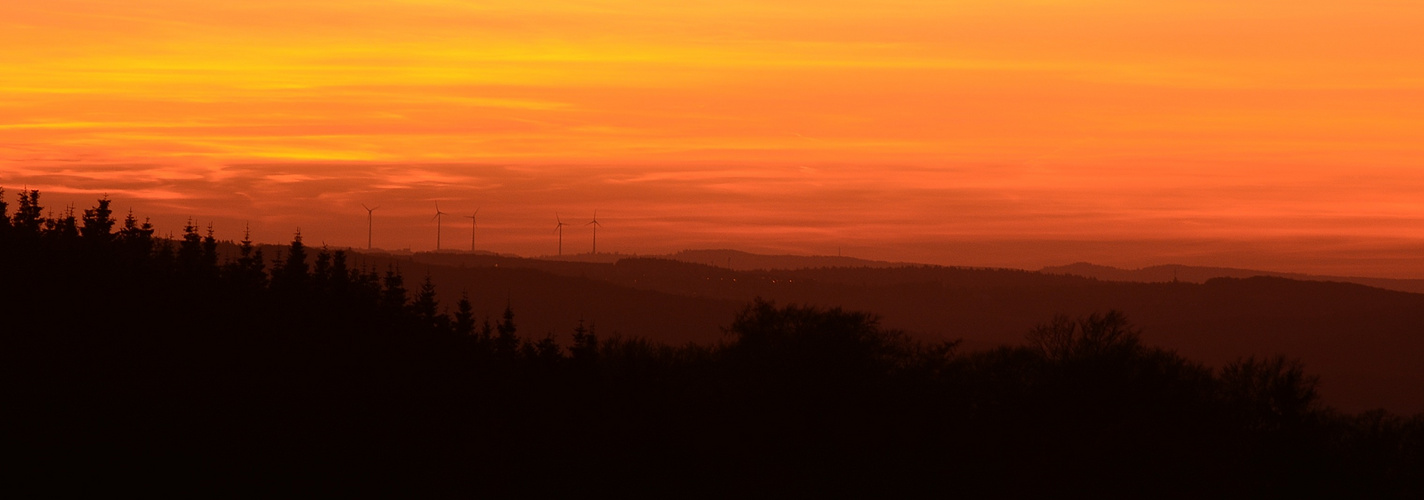 Brennender Himmel