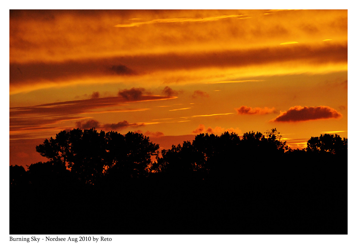 Brennender Himmel